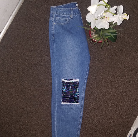 sequin jeans forever 21